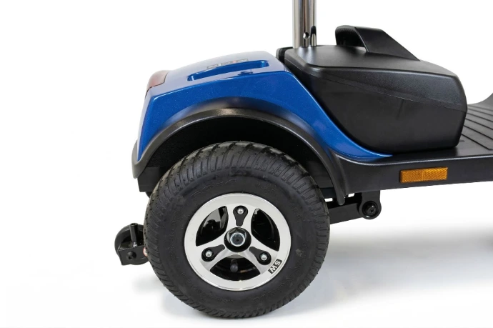 ruedas estables de scooter eléctrico para movilidad accesible