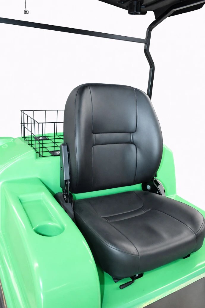 Asiento ergonómico ajustable para operador de barredora hombre a bordo XEM