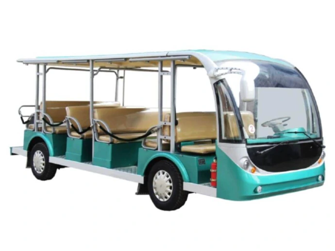 vehículo eléctrico multipasajeros para transporte de huéspedes en resorts